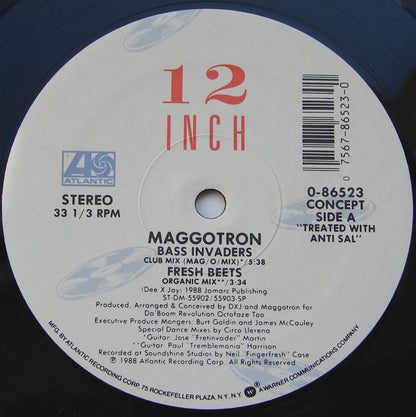 Maggotron : Bass Invaders (12", SRC)