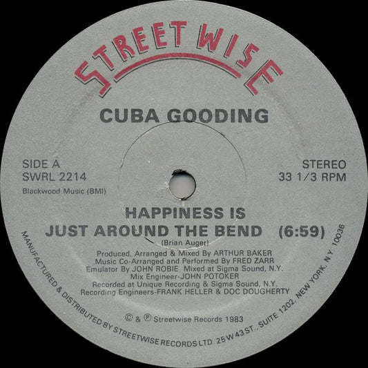 Cuba Gooding : Happiness Is Just Around The Bend (12")
