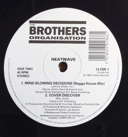 Heatwave : Mind Blowing Decisions (12")