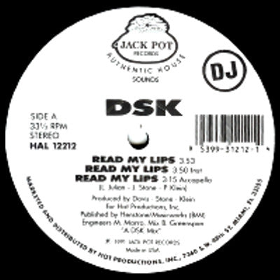 DSK : What Would We Do / Read My Lips (12", Promo)