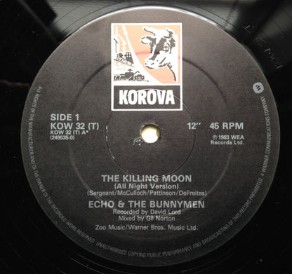 Echo & The Bunnymen : The Killing Moon (All Night Version) (12", Single, DAM)