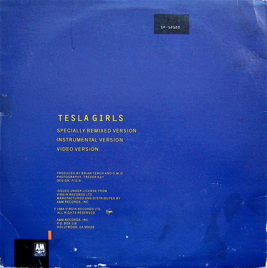 O.M.D.* : Tesla Girls (12", Promo)