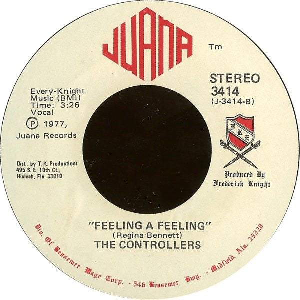 The Controllers (2) : Somebody's Gotta Win, Somebody's Gotta Lose / Feeling A Feeling (7", Styrene)