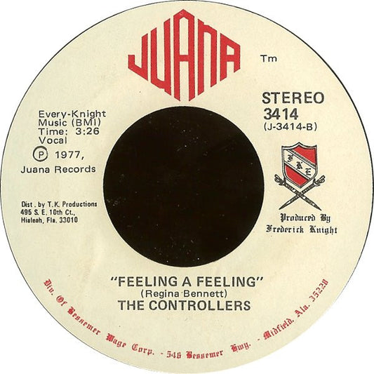 The Controllers (2) : Somebody's Gotta Win, Somebody's Gotta Lose / Feeling A Feeling (7", Styrene)