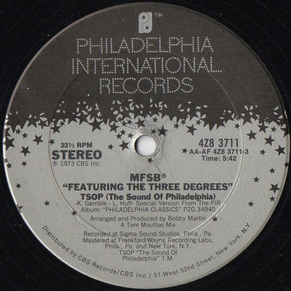 MFSB : TSOP (The Sound Of Philadelphia) / Love Is The Message (12", Single)
