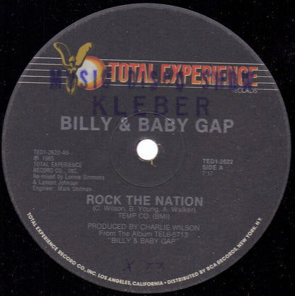 Billy & Baby Gap* : Rock The Nation (12")