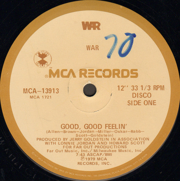 War : Good, Good Feelin' / Galaxy (12")