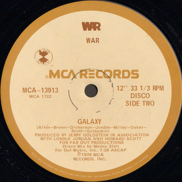 War : Good, Good Feelin' / Galaxy (12")