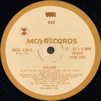 War : Good, Good Feelin' / Galaxy (12")