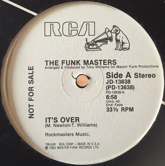 The Funk Masters* : It's Over (12", Promo)