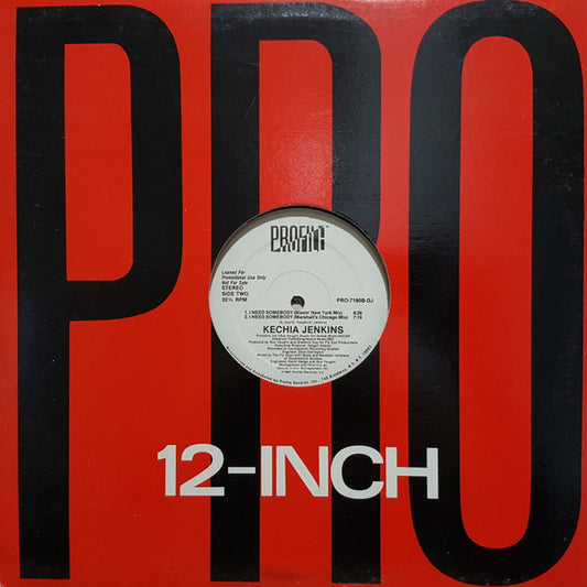 Kechia Jenkins : I Need Somebody (12", Promo)