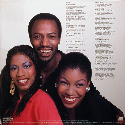T.S. Monk : House Of Music (LP, Album)
