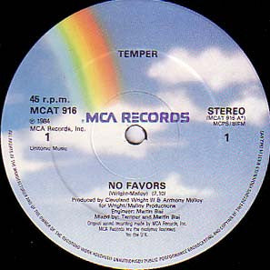 Temper (5) : No Favors (12")