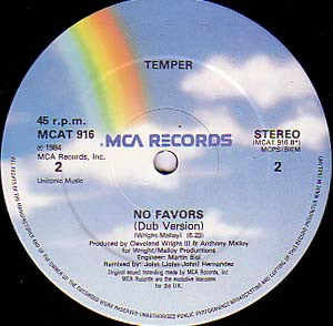 Temper (5) : No Favors (12")