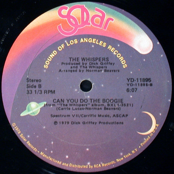 The Whispers : And The Beat Goes On (12", Single, Bla)