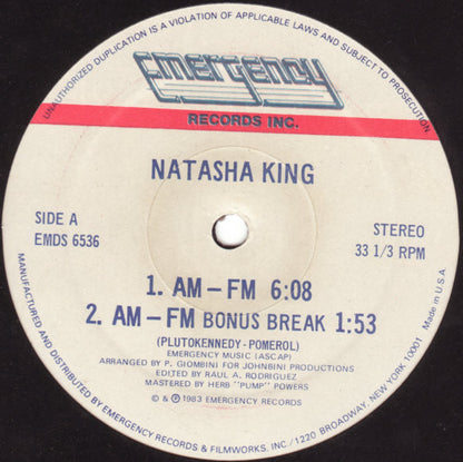 Natasha King : AM-FM (12")