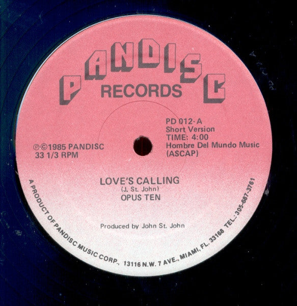 Opus Ten* : Love's Calling (12")