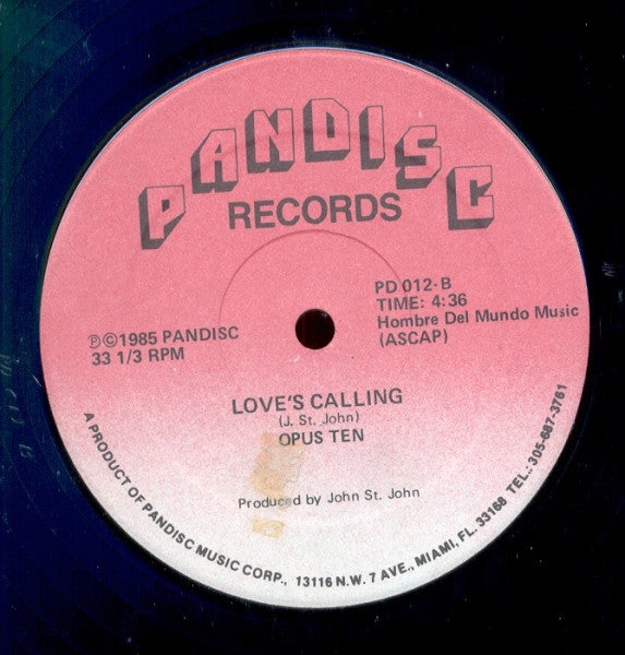 Opus Ten* : Love's Calling (12")