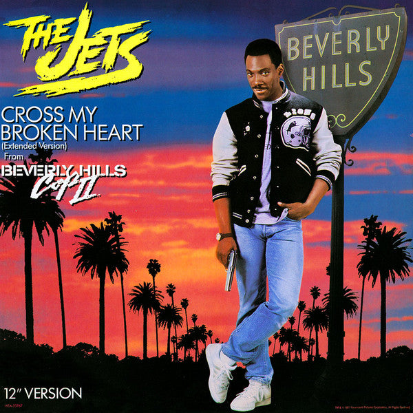 The Jets : Cross My Broken Heart (12", Glo)