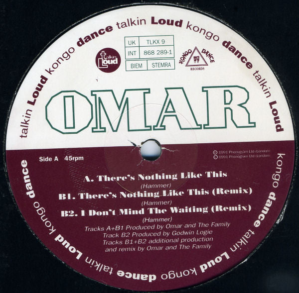 Omar : There's Nothing Like This (12", Single)
