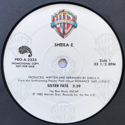 Sheila E. : Sister Fate (12", Single, Promo)
