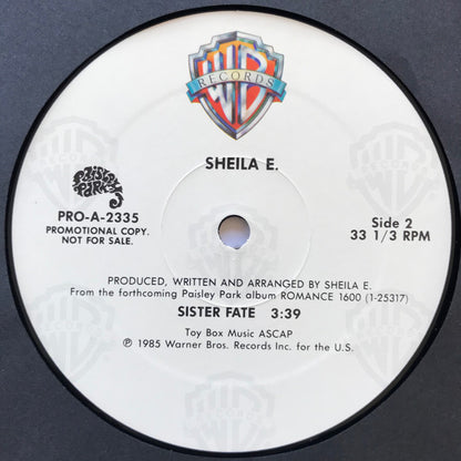 Sheila E. : Sister Fate (12", Single, Promo)