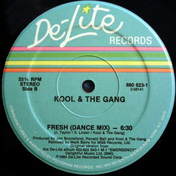 Kool & The Gang : Fresh (Remix) (12", Hau)