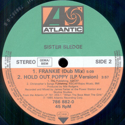 Sister Sledge : Frankie (12", Single)