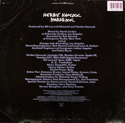 Herbie Hancock : Hardrock (12", Single)