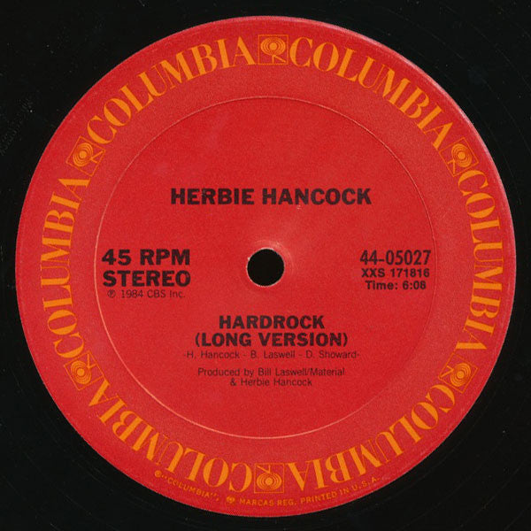 Herbie Hancock : Hardrock (12", Single)