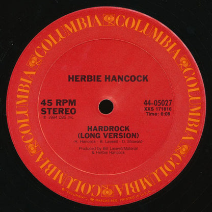 Herbie Hancock : Hardrock (12", Single)