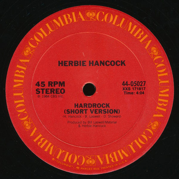 Herbie Hancock : Hardrock (12", Single)