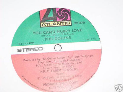 Phil Collins : You Can't Hurry Love (12", Promo)