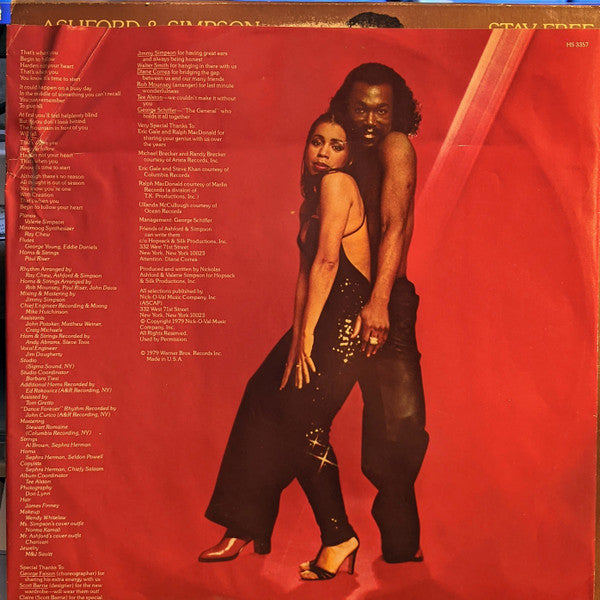 Ashford & Simpson : Stay Free (LP, Album, Los)