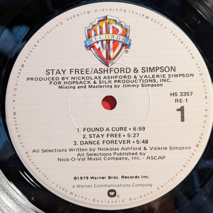Ashford & Simpson : Stay Free (LP, Album, Los)
