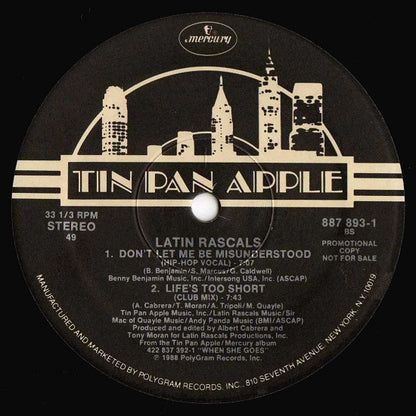 The Latin Rascals : Don't Let Me Be Misunderstood (12", Promo)