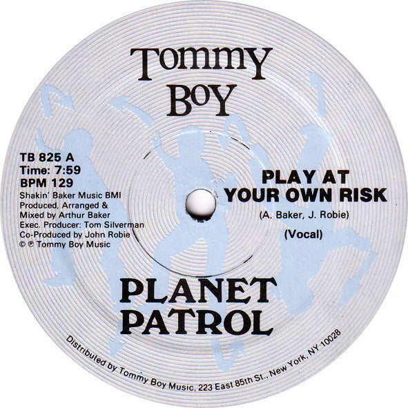 Planet Patrol : Play At Your Own Risk (12", Single)