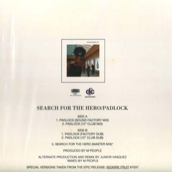 M People : Search For The Hero / Padlock (12")