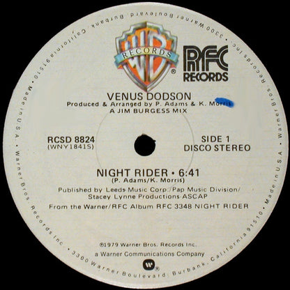 Venus Dodson : Night Rider (12")