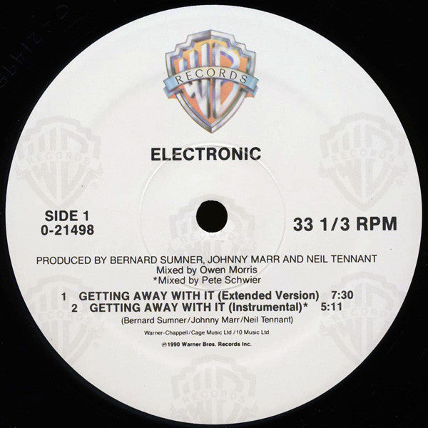 Electronic : Getting Away With It... Specially-Priced Maxi-Single! / Lucky Bag (12", Maxi, Spe)