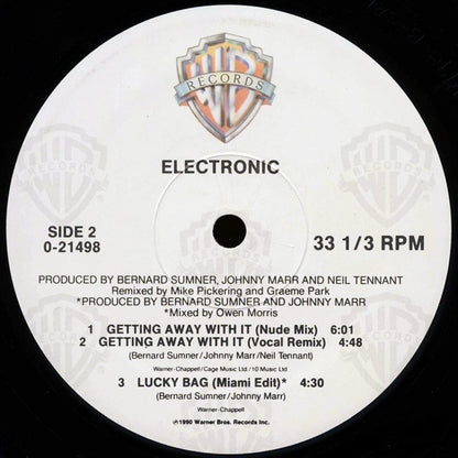 Electronic : Getting Away With It... Specially-Priced Maxi-Single! / Lucky Bag (12", Maxi, Spe)