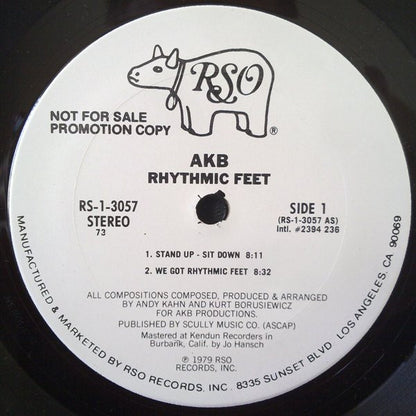 AKB : Rhythmic Feet (LP, P/Mixed, Promo)