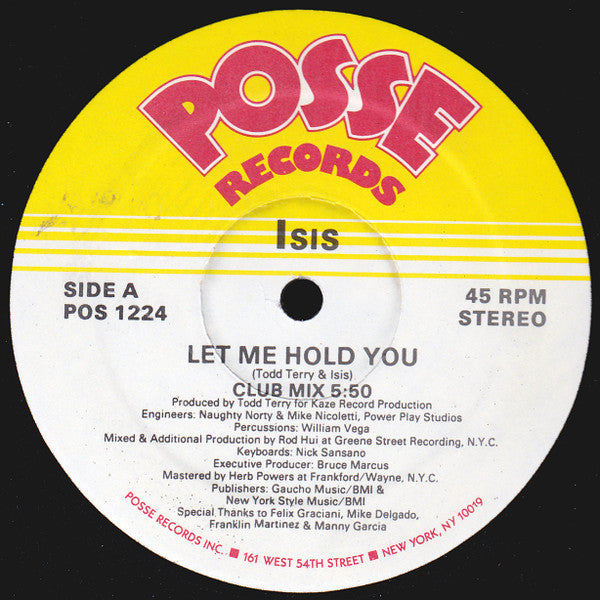 Isis (4) : Let Me Hold You (12")