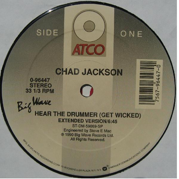Chad Jackson : Hear The Drummer (Get Wicked) (12")