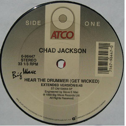 Chad Jackson : Hear The Drummer (Get Wicked) (12")