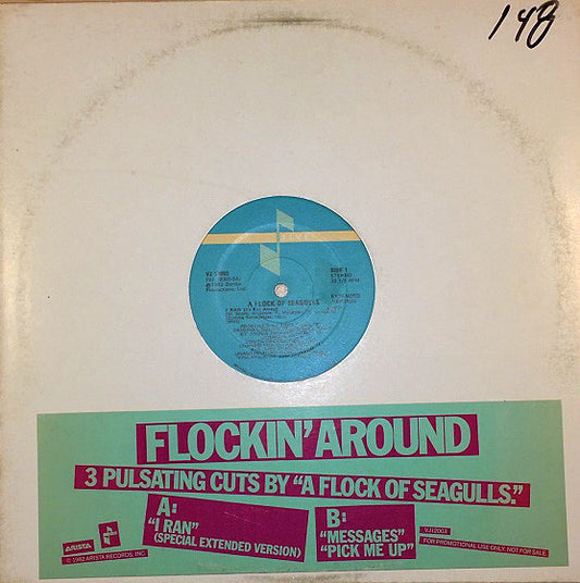 A Flock Of Seagulls : Flockin' Around (12", Promo)