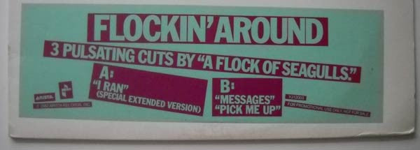 A Flock Of Seagulls : Flockin' Around (12", Promo)