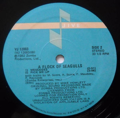 A Flock Of Seagulls : Flockin' Around (12", Promo)