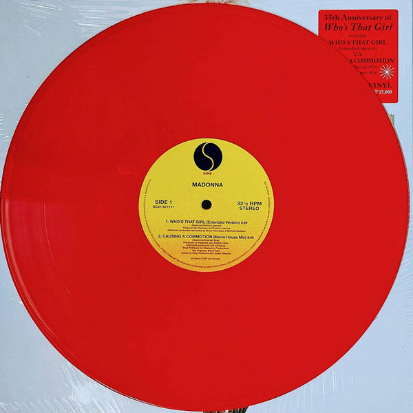 Madonna : Who's That Girl (Super Club Mix) (12", EP, RSD, Comp, Ltd, Red)