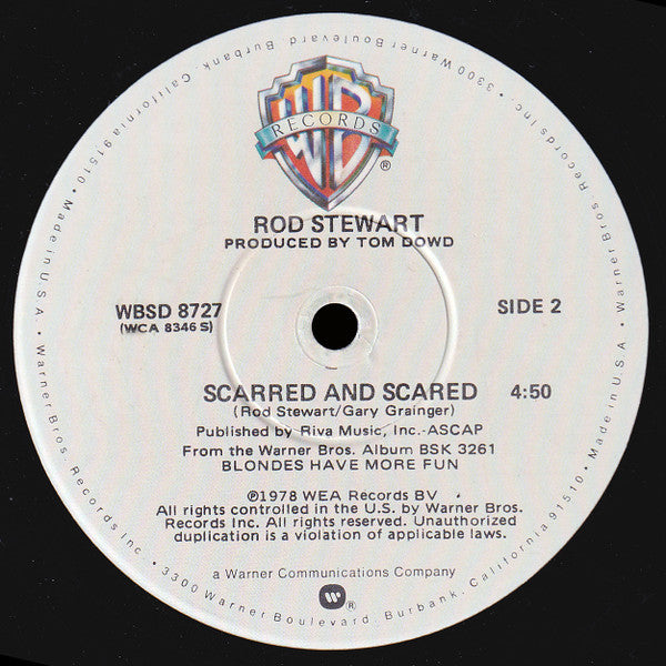 Rod Stewart : Da Ya Think I'm Sexy? (Special Disco Mix) (12")